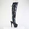 Pleaser - ADORE3019HWR Cuissardes à plateforme - Noir Product image